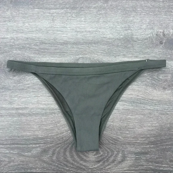 Rip Curl Surf Gypsy Banded Bikini Bottoms in olive - Picture 2 of 8